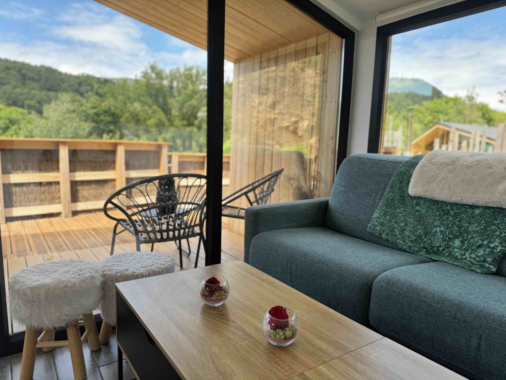 Salon Orion Tiny House Gite Insolite Alsace
